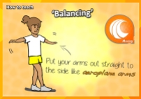 balancing skills gymnastics kids