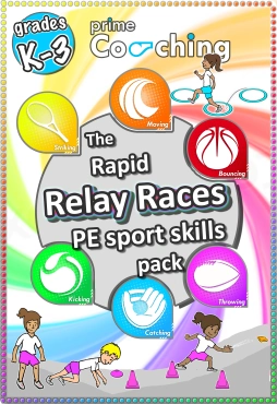 relay races sport pe resource ideas kindergarten elementary school teaching