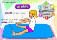 straddle gym gymnastics kids teaching coaching pe