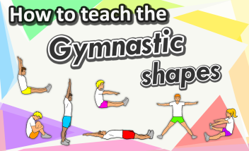 how to teach gymnastic shapes sport pe school gym